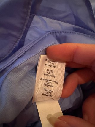 Mono de esquí azul para niña