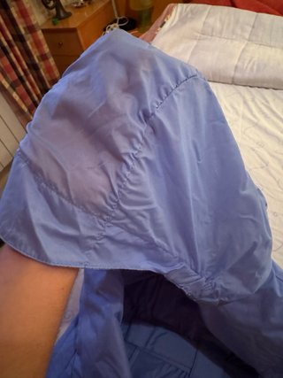 Mono de esquí azul para niña