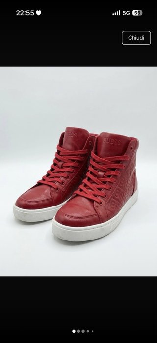 Stivaletti Guess Rossi