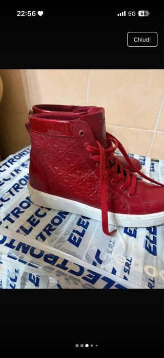 Stivaletti Guess Rossi