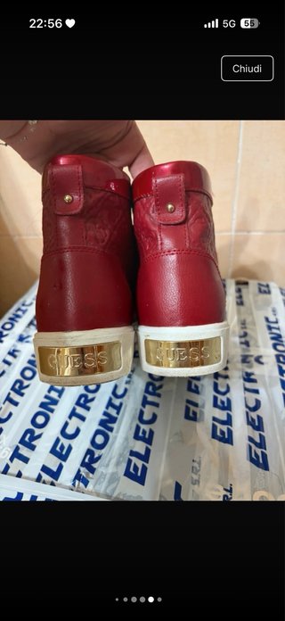 Stivaletti Guess Rossi