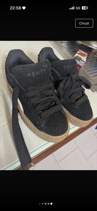 Scarpe Puma x Fenty Creeper Nere