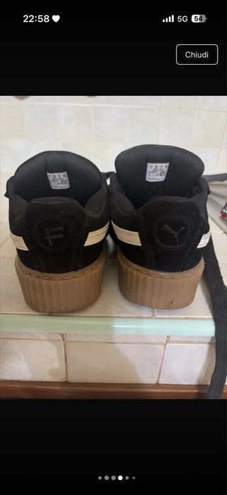 Scarpe Puma x Fenty Creeper Nere