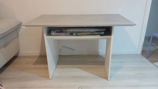 Mesa de comedor, consola, extensible.