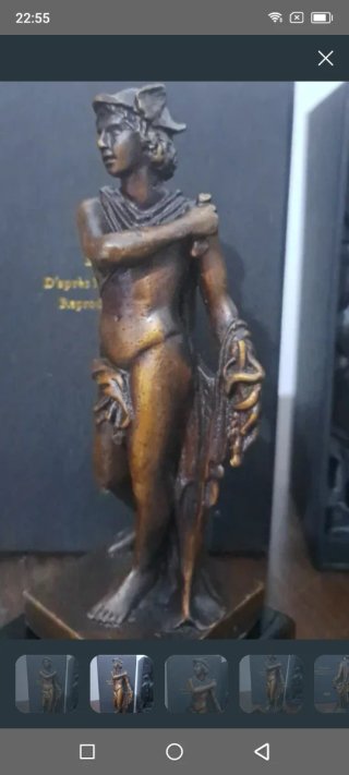 Dios Mercurio / Hermes Bronce