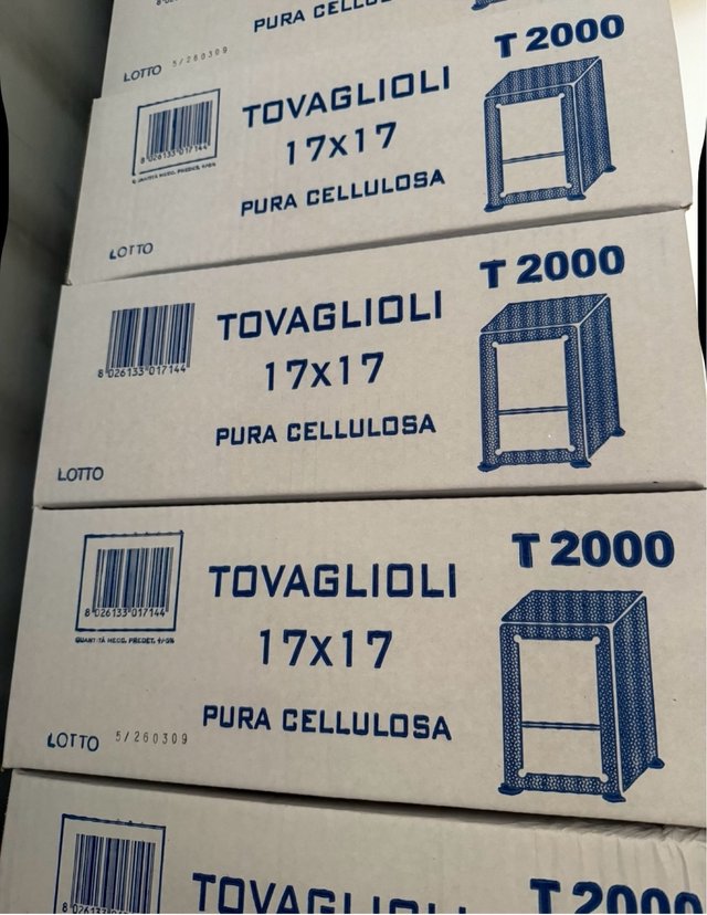 Tovaglioli 17x17 T2000 - Lotto