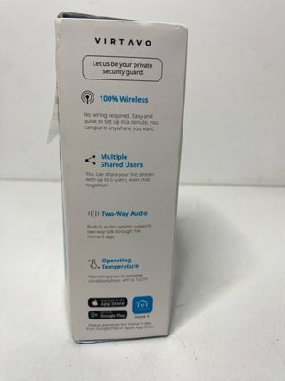 : Cámara Seguridad Solar Virtavo Wire-Free 2K