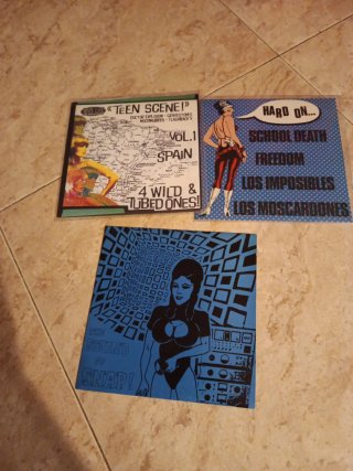 Lote Vinilos Garage España 7 Indie
