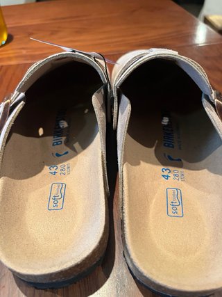 Sandalias Birkenstock Boston Beige Talla 43
