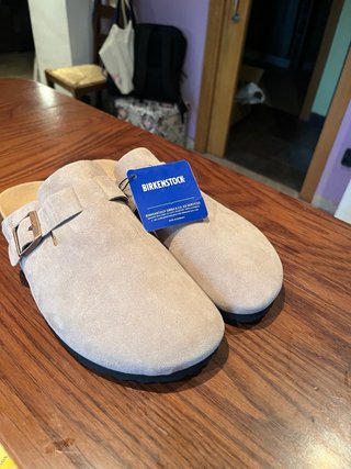 Sandalias Birkenstock Boston Beige Talla 43