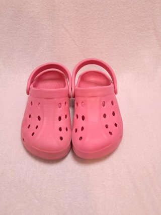 Zuecos niña rosa fucsia talla 28