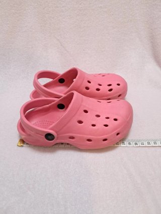 Zuecos niña rosa fucsia talla 28