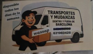 Transporte con furguneta.