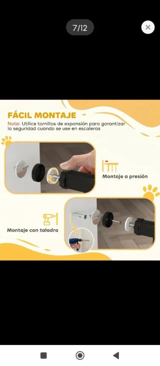 Recinzione protettiva per animali in metallo nero