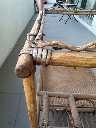 Camarera Vintage Bambú Años 60