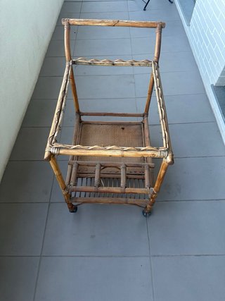 Camarera Vintage Bambú Años 60