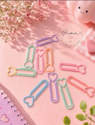Clips Corazón Surtidos