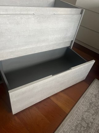 Mueble Lavabo Baño Gris Madera