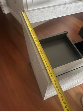 Mueble Lavabo Baño Gris Madera
