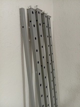 Barras de hierro 1,90 m (4 unidades) x3cmx5cm