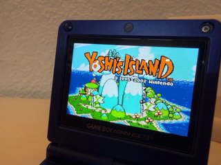 Consola Game Boy Advance SP Azul Pantalla IPS