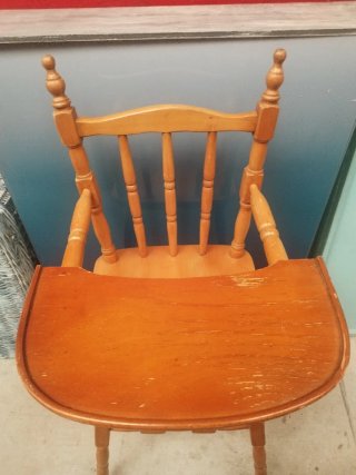 Trona de madera para bebé Rebajada
