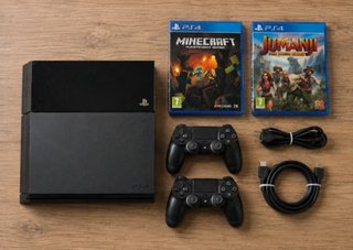 Consola PS4 fat Negra