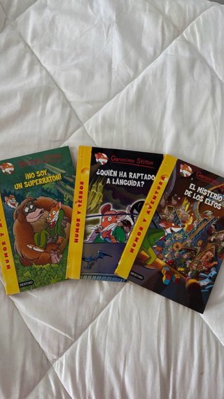 Lote 3 libros Geronimo Stilton