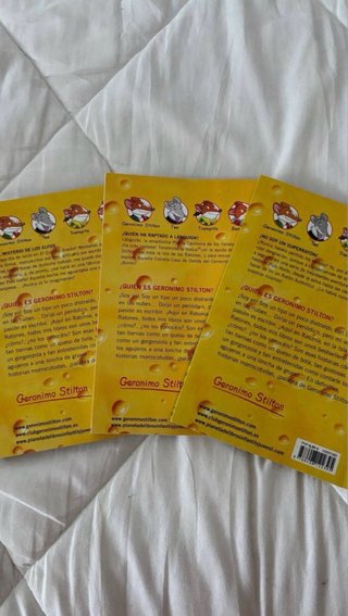 Lote 3 libros Geronimo Stilton