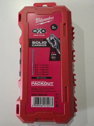 Brocas Milwaukee SDS-PLUS MX4 nuevas