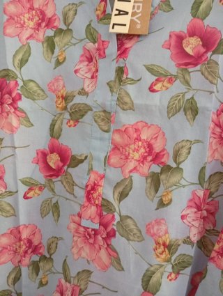 Túnica Zellbury floral azul e rosa tamanho único