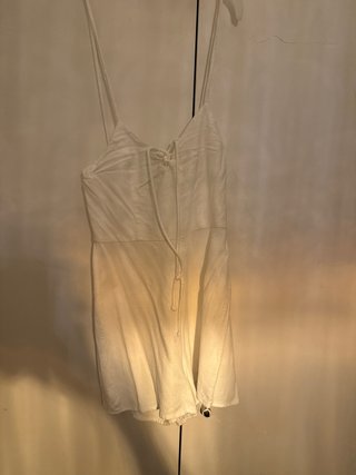 Mono Stradivarius blanco talla S