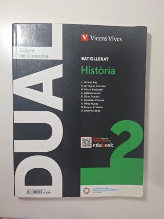 Llibre de consulta. història batxillerat. DUAL 2