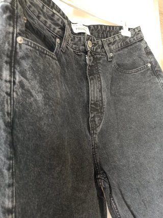 Pantalón vaquero PULL&BEAR gris oscuro