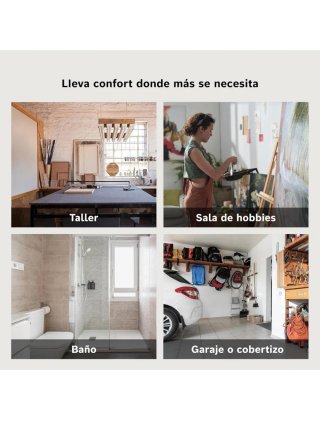 Convector eléctrico Bosch 4000-25 Blanco/ 25m3