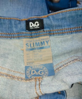 Jeans D&G donna blu
