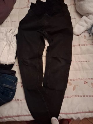 Vaqueros premamá talla 38 beige