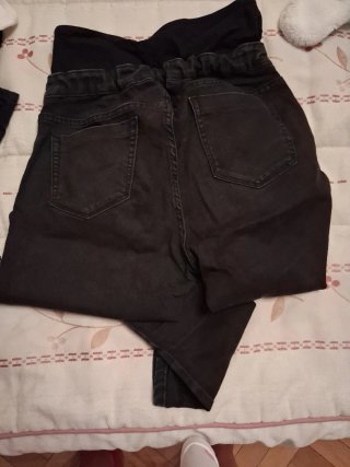 Vaqueros premamá talla 38 beige