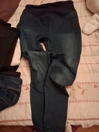 Vaqueros premamá talla 38 beige