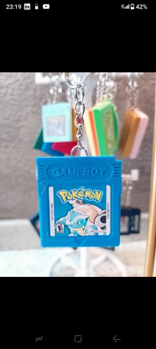 Portachiavi Game Boy Pokémon Blu