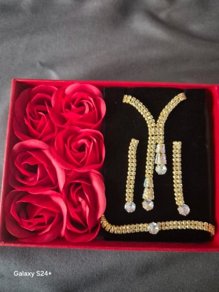 Conjunto 4 peças dourado
