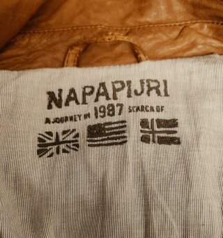 Chaqueta Cuero Napapijri Vintage XXL