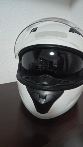 Casco Integral Blanco Ride Motorcycles