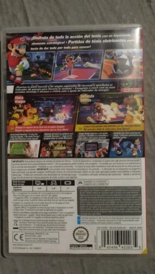 Caja Mario Tennis Aces Nintendo Switch