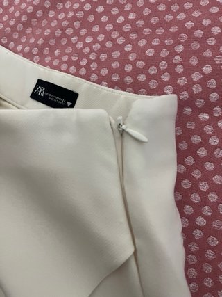 Falda pantalón blanca