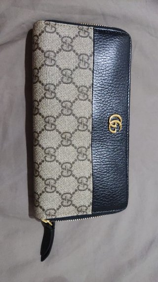 Cartera Gucci GG Marmont cremallera bicolor