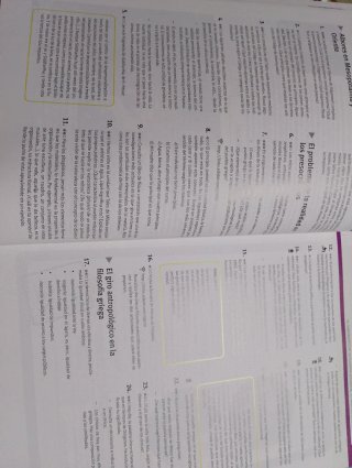 Historia de la filosofía, 2 Bachillerato