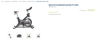 Bicicleta Spinning SALTER Space PT-1890