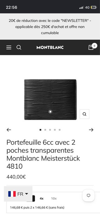 Cartera Montblanc Meisterstück 4810