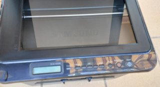 Impresora Samsung Negra y Gris